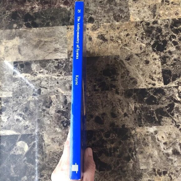 The Antisymmetry of Syntax (Linguistic Inquiry Monographs) - Paperback - GOOD - Picture 3 of 9